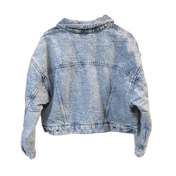 Levi's Whatever Whenever Padded Trucker Blue OG Jean Denim Jacket size XL NWT - Picture 5 of 14